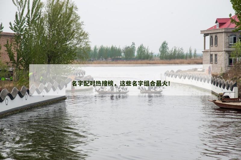 名字配对热搜榜，这些名字组合最火！