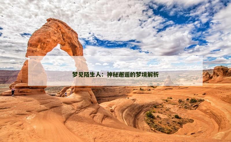 梦见陌生人:神秘邂逅的梦境解析