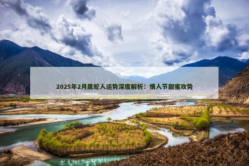 2025年2月属蛇人运势深度解析：情人节甜蜜攻势