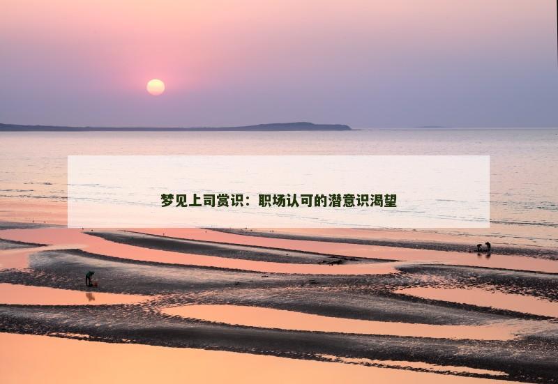 梦见上司赏识:职场认可的潜意识渴望