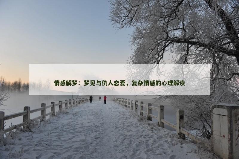 情感解梦：梦见与仇人恋爱，复杂情感的心理解读
