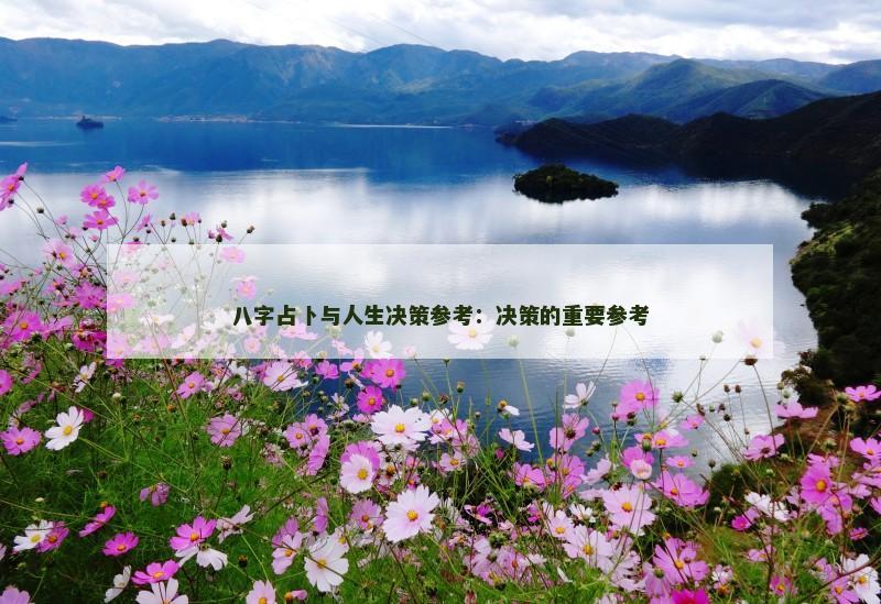 八字占卜与人生决策参考:决策的重要参考