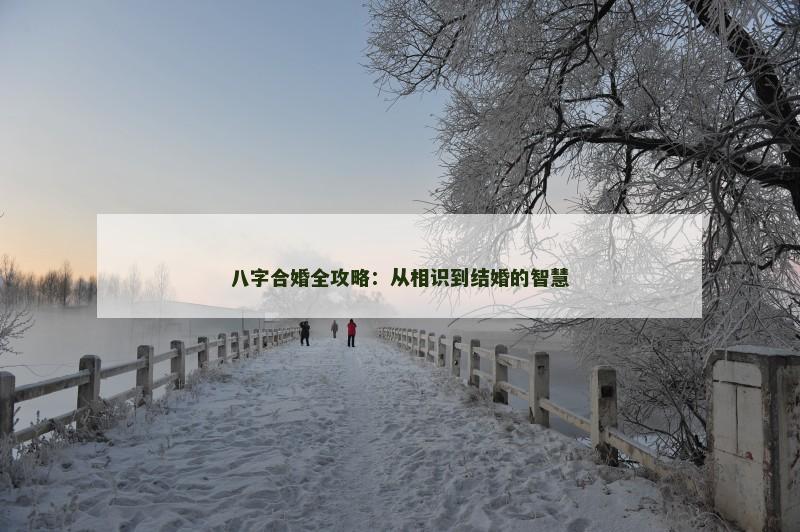 八字合婚全攻略：从相识到结婚的智慧