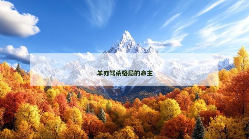 羊刃驾杀格局的命主