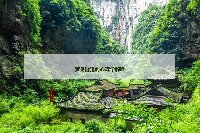 梦见隧道的心理学解读