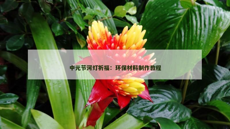 中元节河灯祈福：环保材料制作教程